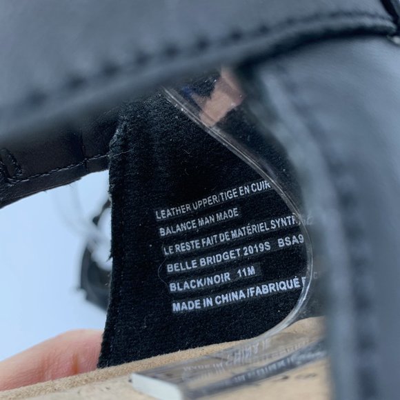 Women's Black Gladiator Sandals - Picture 7 of 7